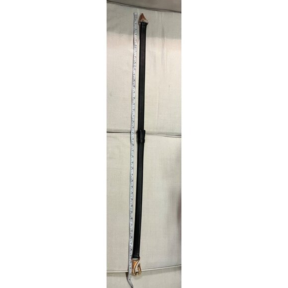 Chicos Belt Womens M/L Used Black Leather - Picture 10 of 16